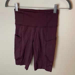 LuluLemon Fast and Free Bike Shorts